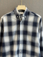 Signature Check Shirt - Midnight Navy