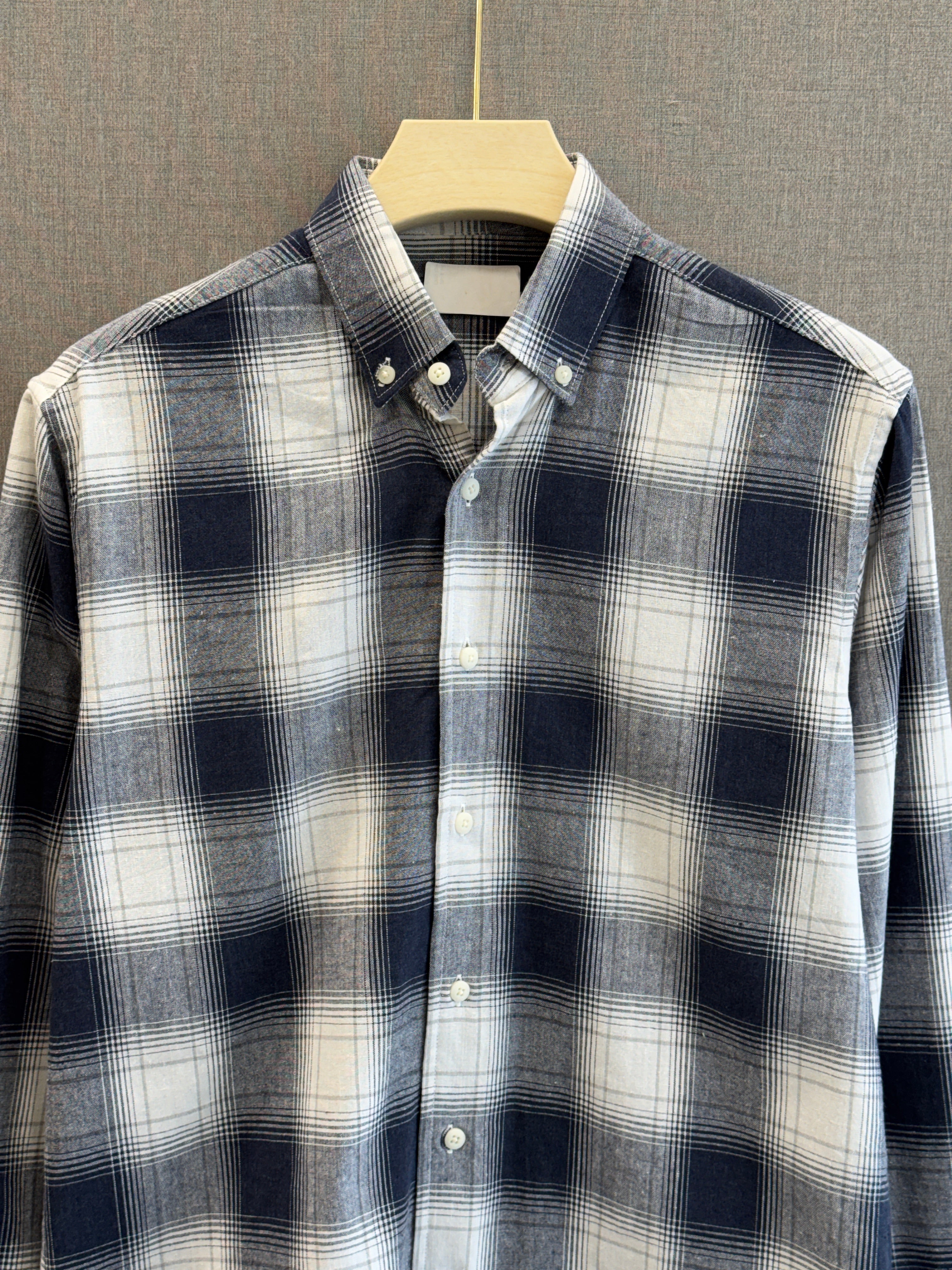 Signature Check Shirt - Midnight Navy