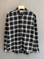 Signature Check Shirt - Black Ash