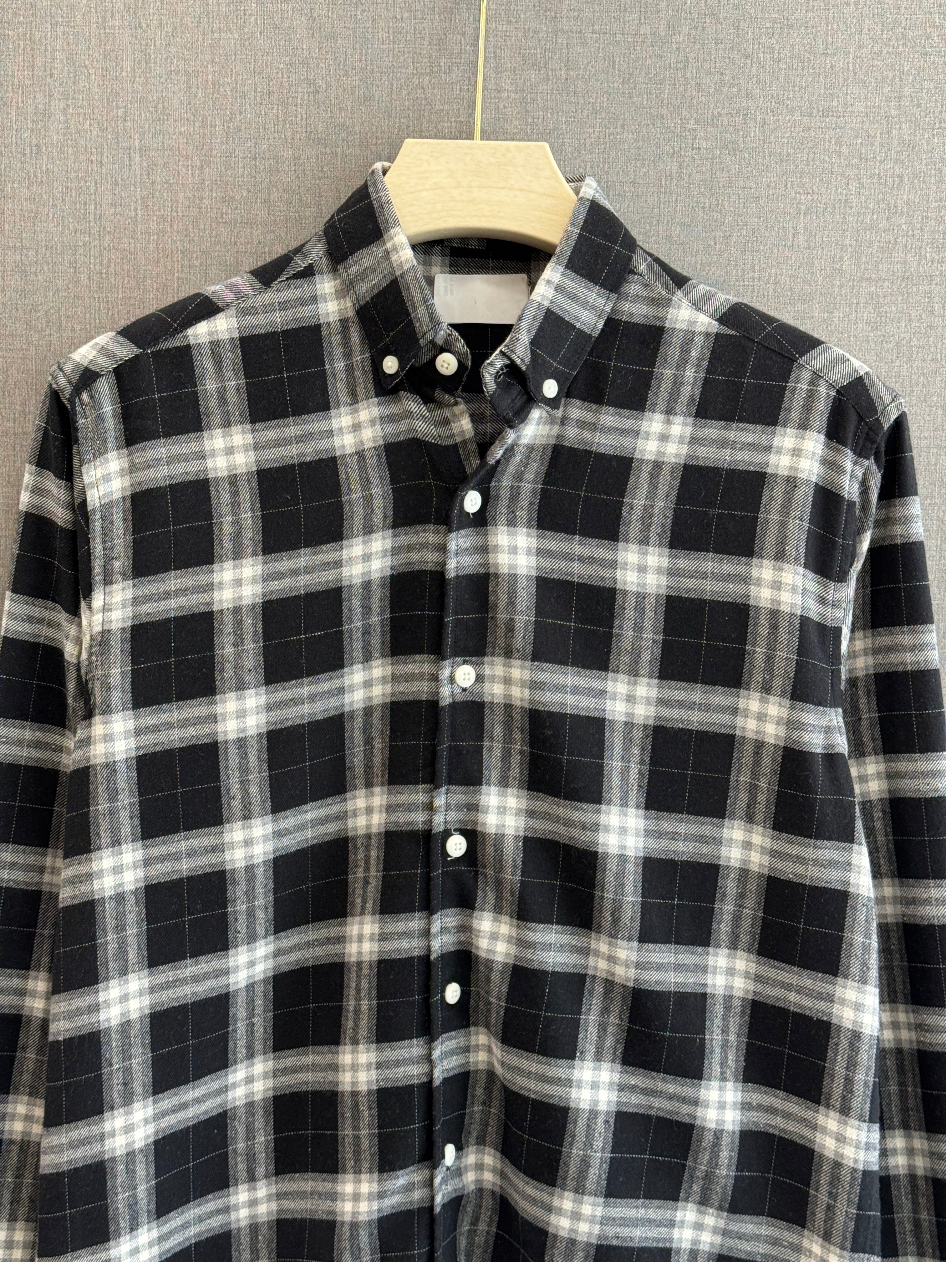 Signature Check Shirt - Black Ash