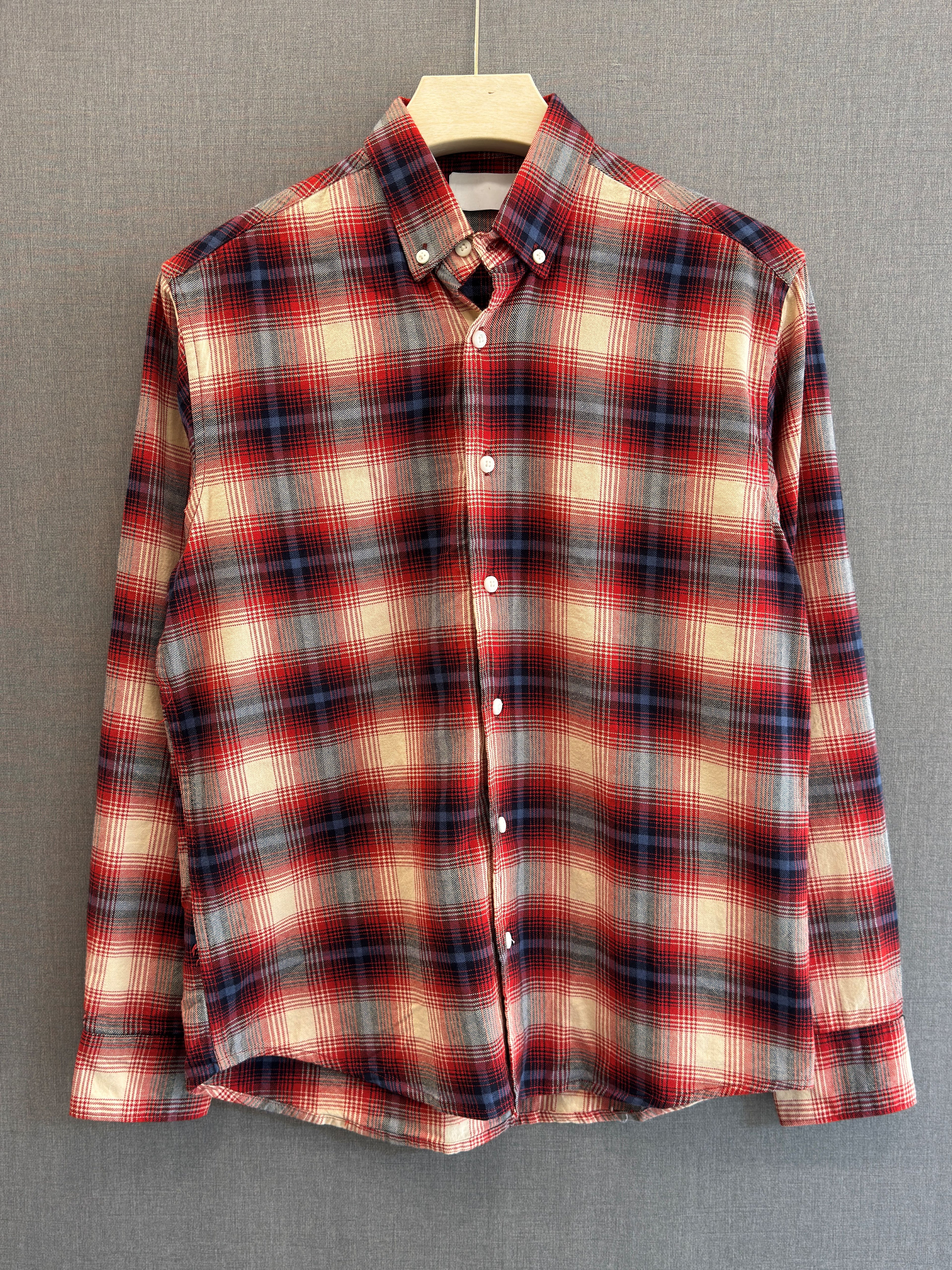 Signature Check Shirt - Crimson Red