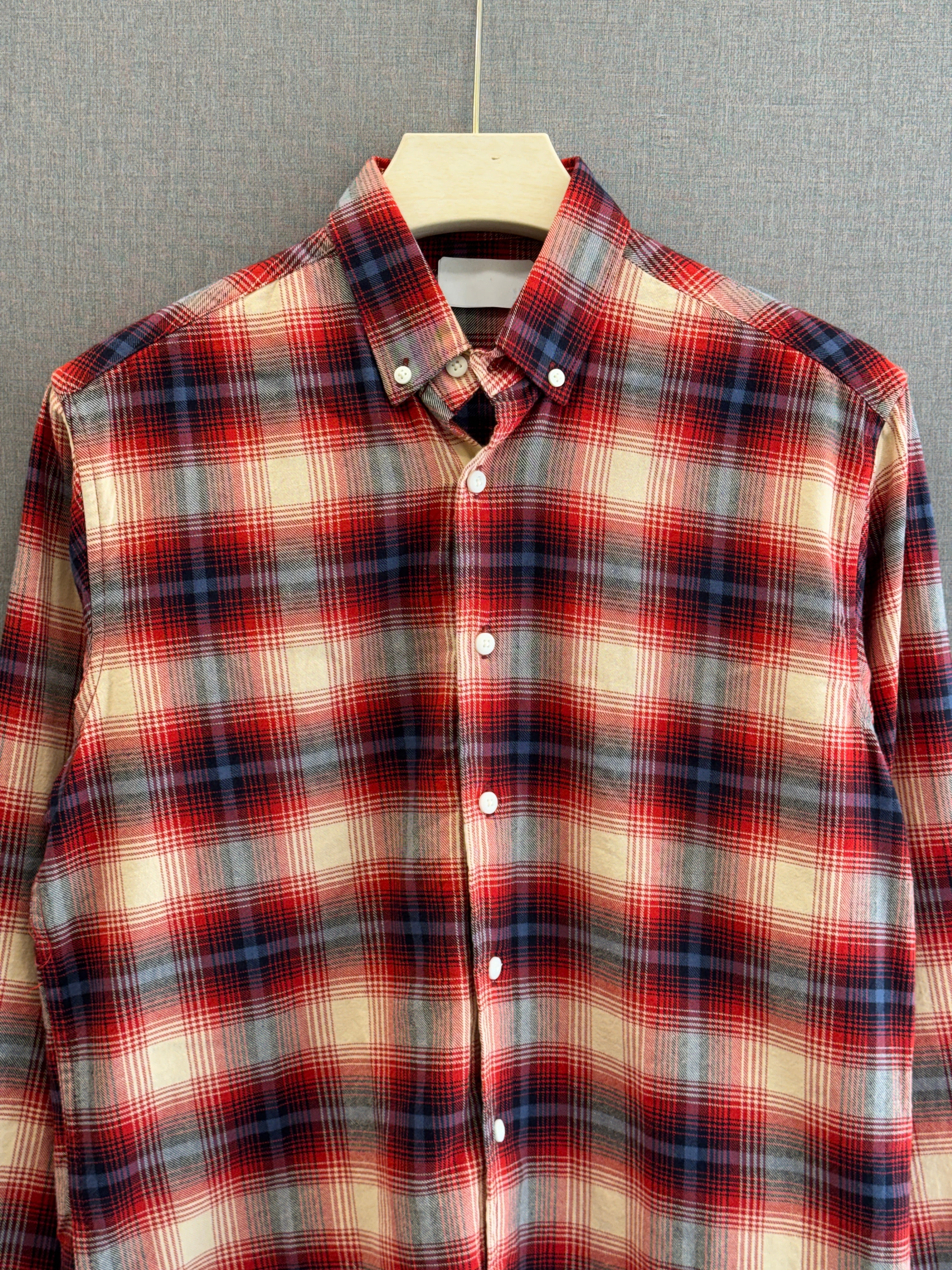 Signature Check Shirt - Crimson Red
