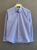 Classic Pinstripe Shirt – Sky Blue