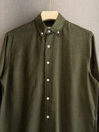 Auraa Linen Shirt – Vintage Olive