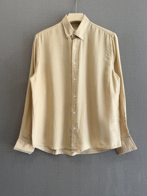 Auraa Linen Shirt – Sand Beige