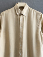 Auraa Linen Shirt – Sand Beige