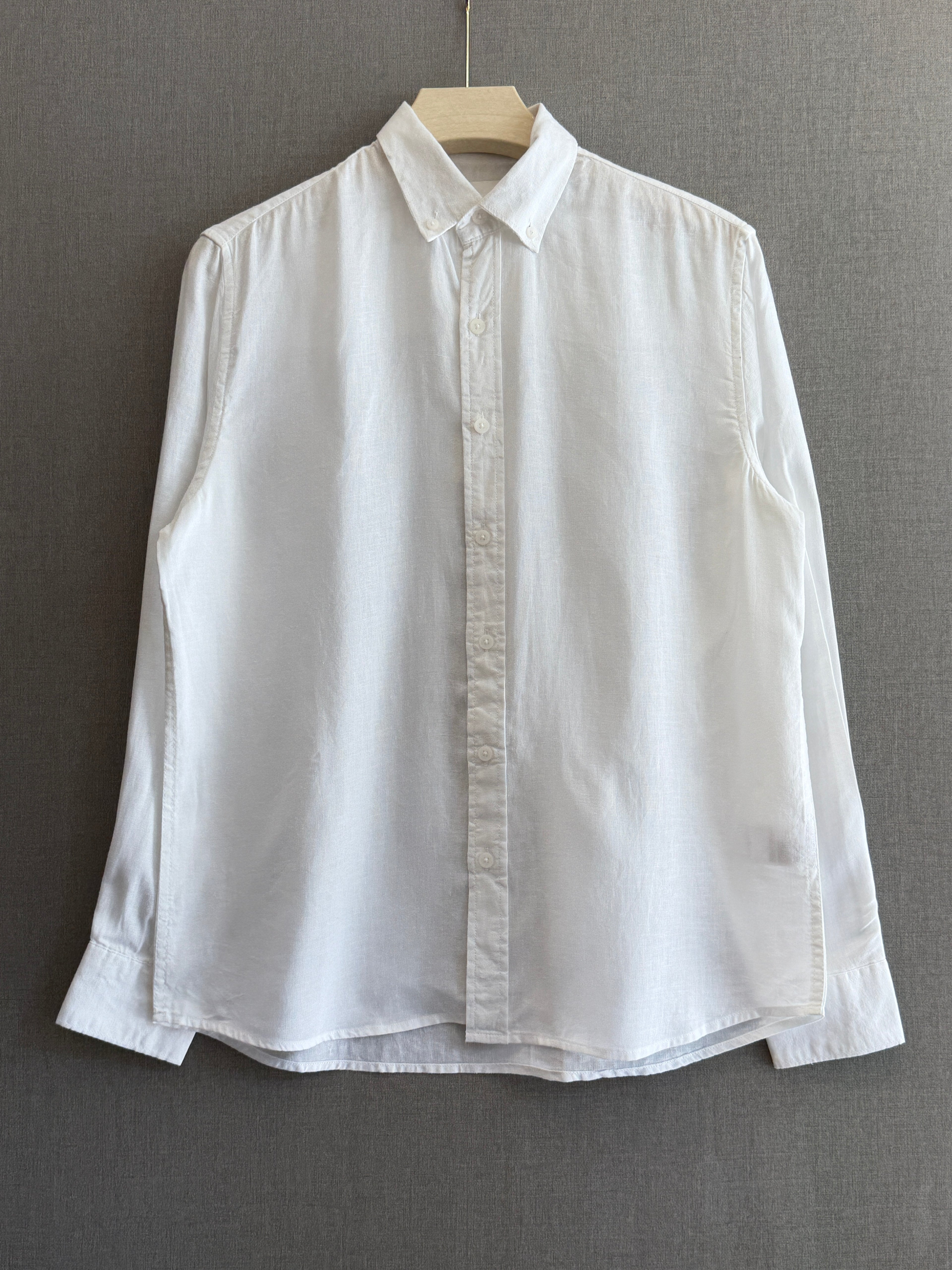 Auraa Linen Shirt – White