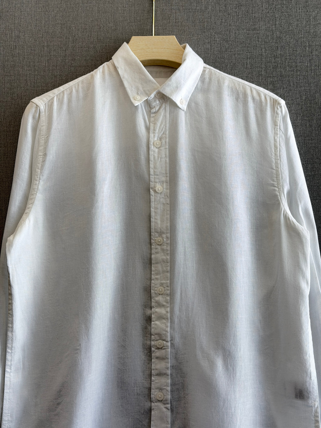 Auraa Linen Shirt – White