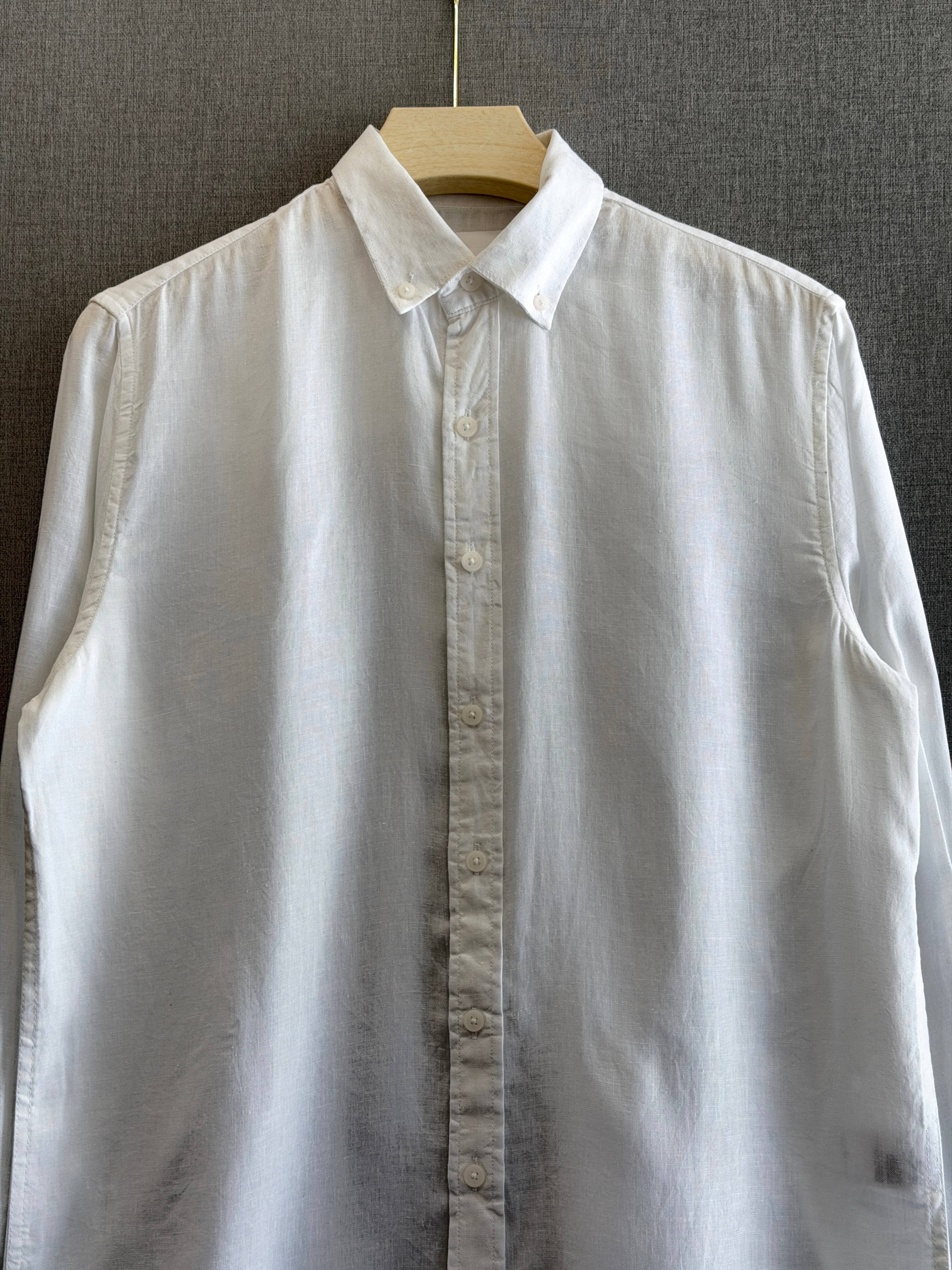 Auraa Linen Shirt – White
