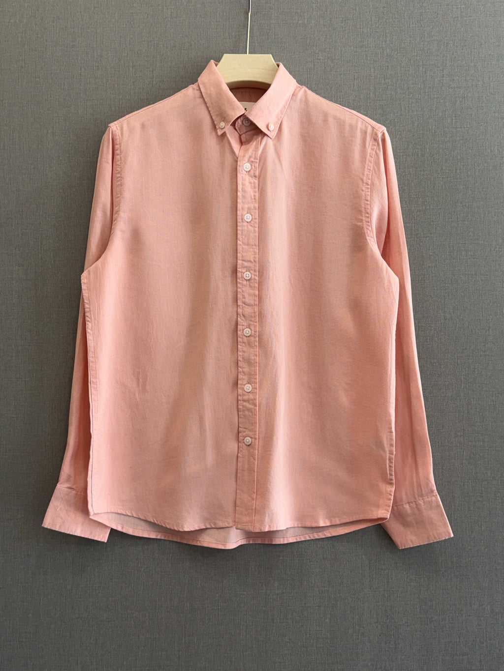 Auraa Linen Shirt – Blush Pink