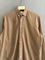 Auraa Linen Shirt – Camel Beige