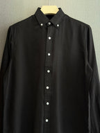 Auraa Linen Shirt – Jet Black