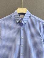 Classic Pinstripe Shirt – Sky Blue