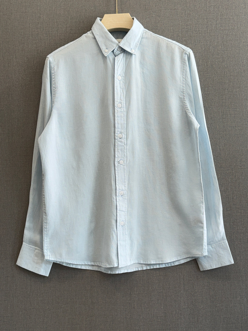 Auraa Linen Shirt – Ice Blue