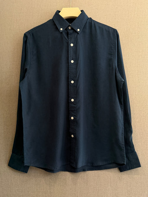 Auraa Linen Shirt – Midnight Navy