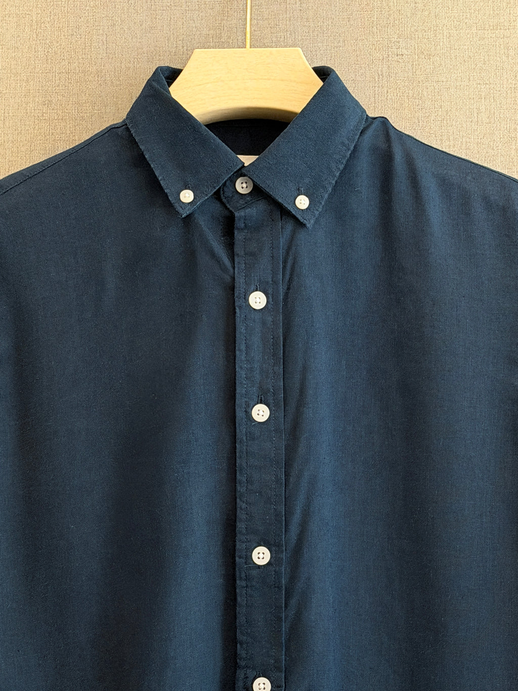 Auraa Linen Shirt – Midnight Navy