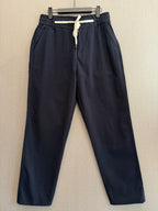 Midnight Navy Regular Fit Linen Trousers