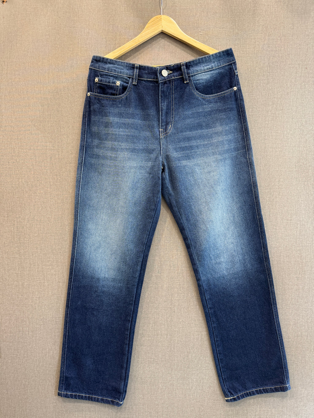 Vintage Straight Fit Jeans 2 - Indigo Blue