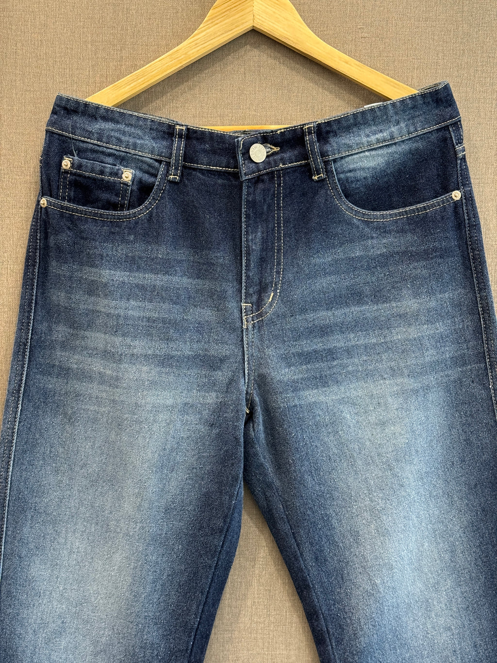 Vintage Straight Fit Jeans 2 - Indigo Blue