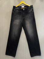 Vintage Straight Fit Jeans 6 - Jet Black