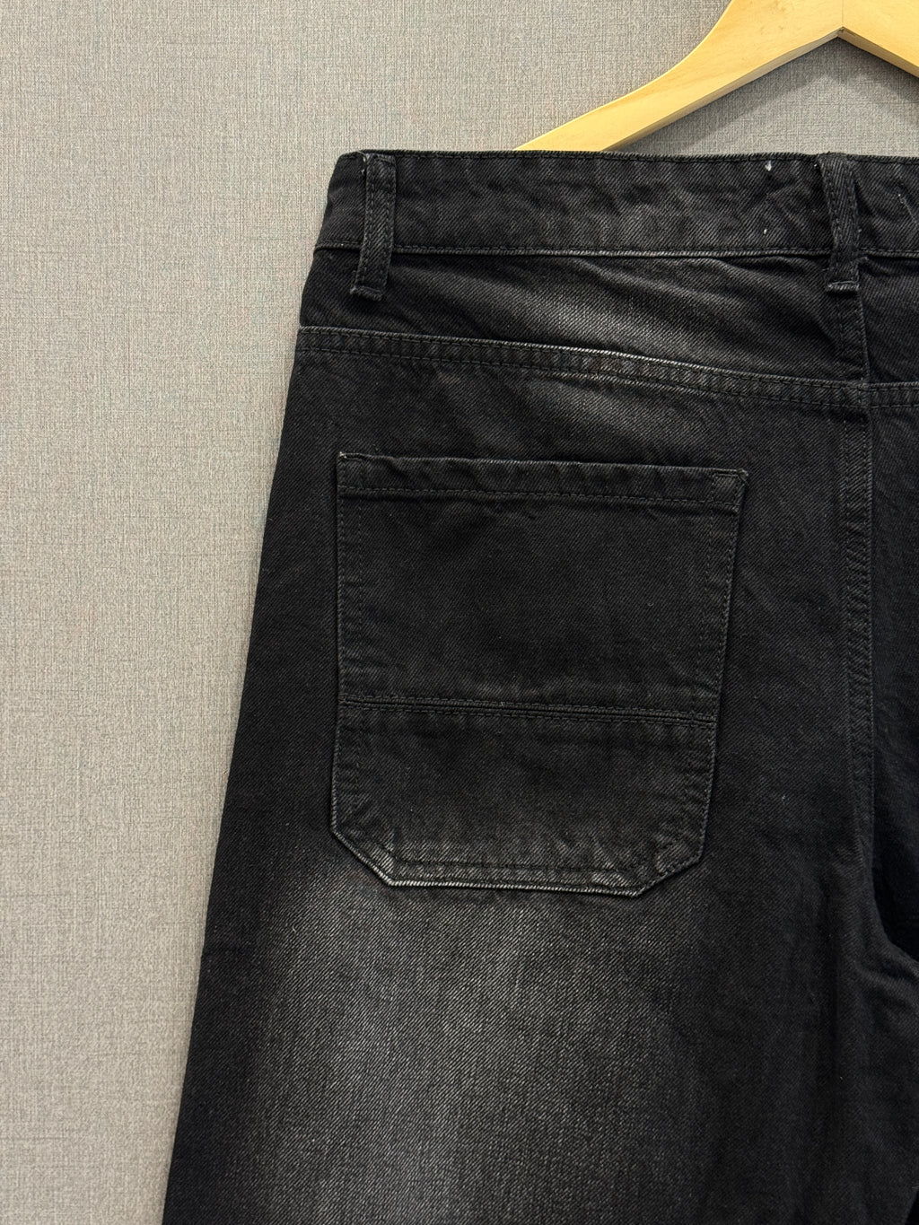 Vintage Straight Fit Jeans 6 - Jet Black