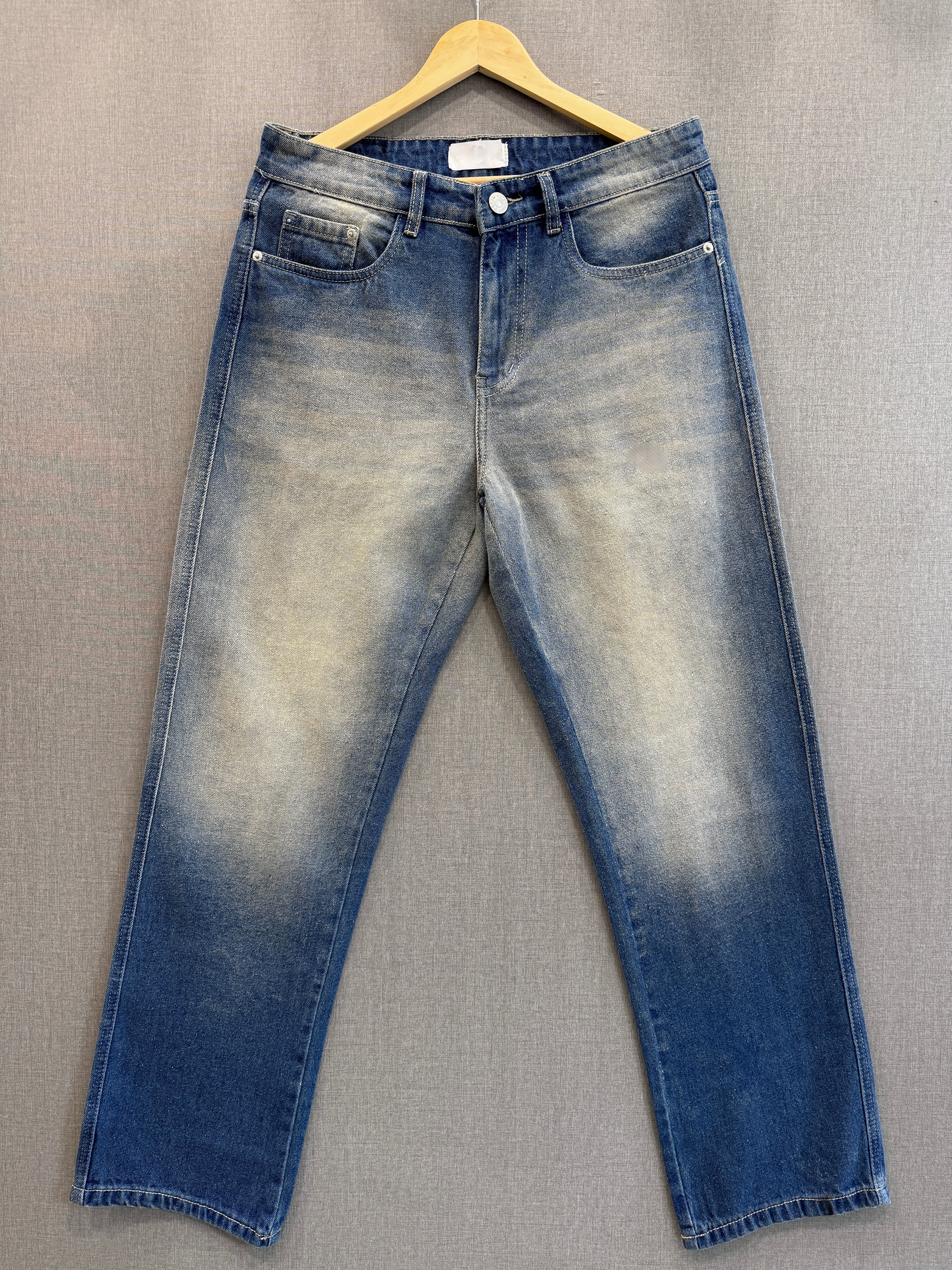 Vintage Straight Fit Jeans 3 - Mid Blue
