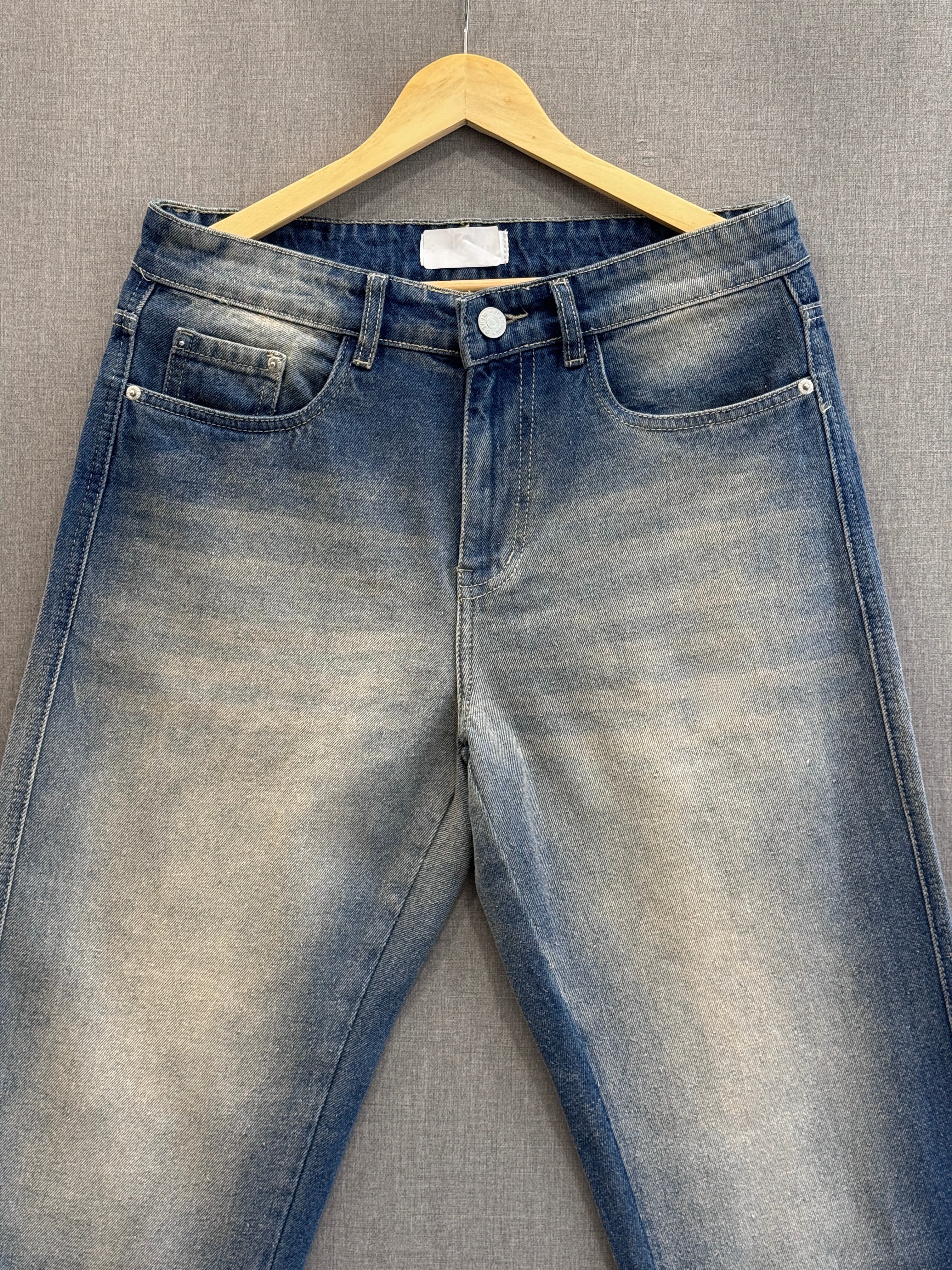 Vintage Straight Fit Jeans 3 - Mid Blue