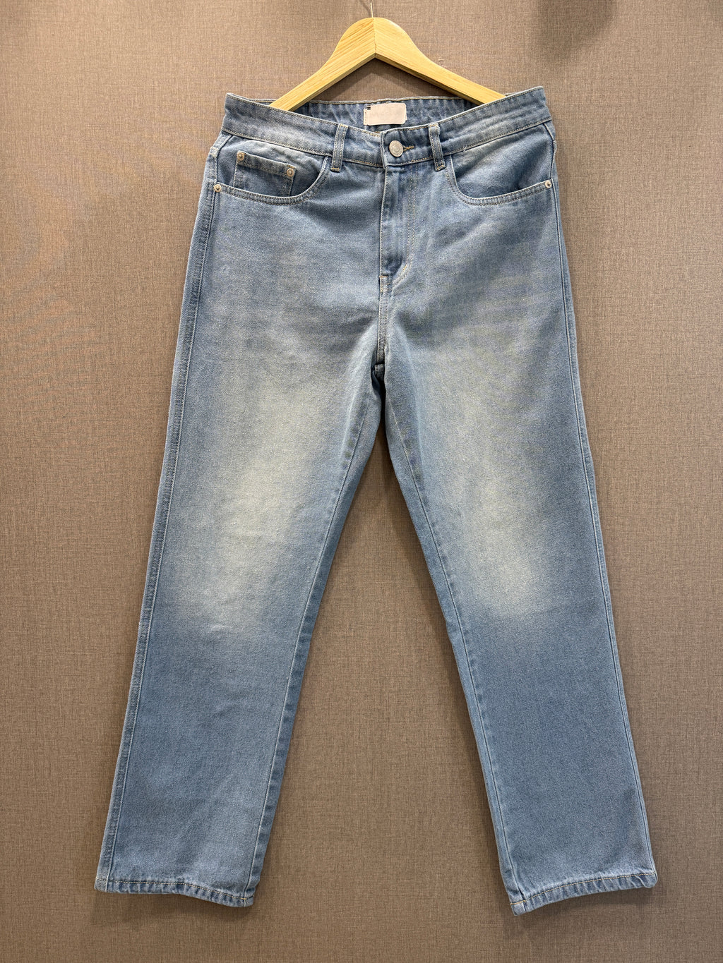 Vintage Straight Fit Jeans 7 - Sky Blue