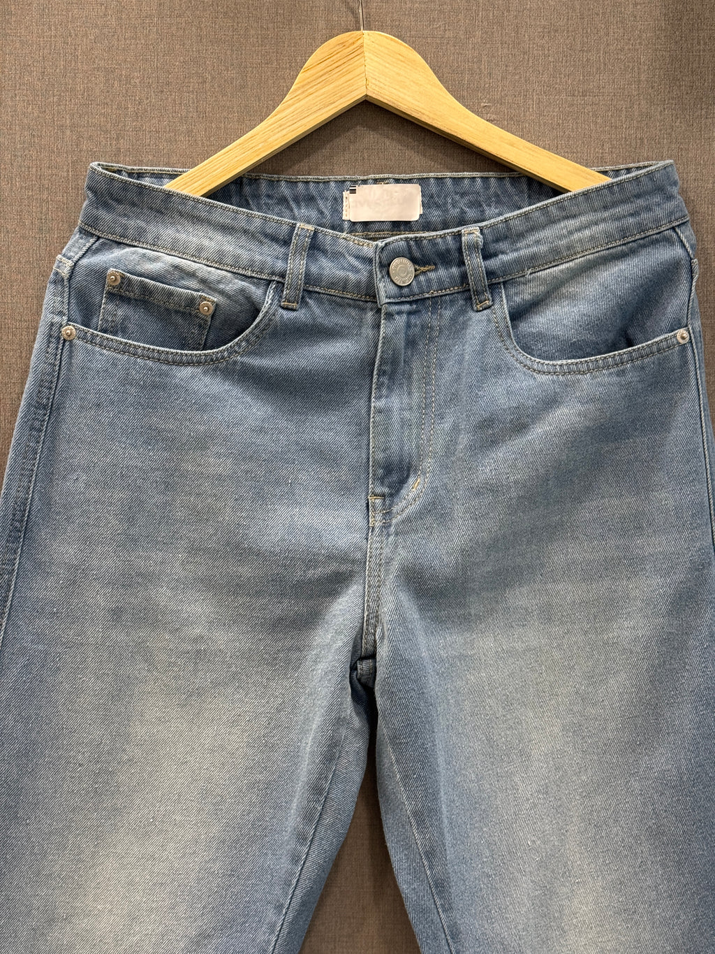 Vintage Straight Fit Jeans 7 - Sky Blue