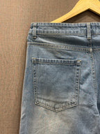 Vintage Straight Fit Jeans 7 - Sky Blue