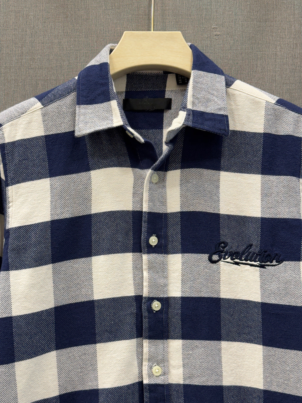 Buffalo Check Shirt - Navy White