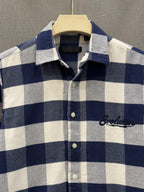 Buffalo Check Shirt - Navy White