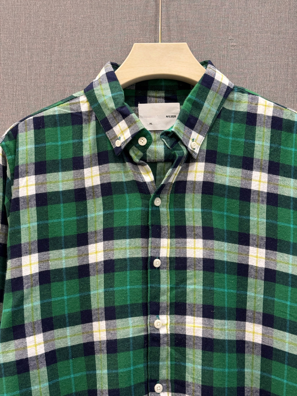 Heritage Check Shirt - Emerald Green