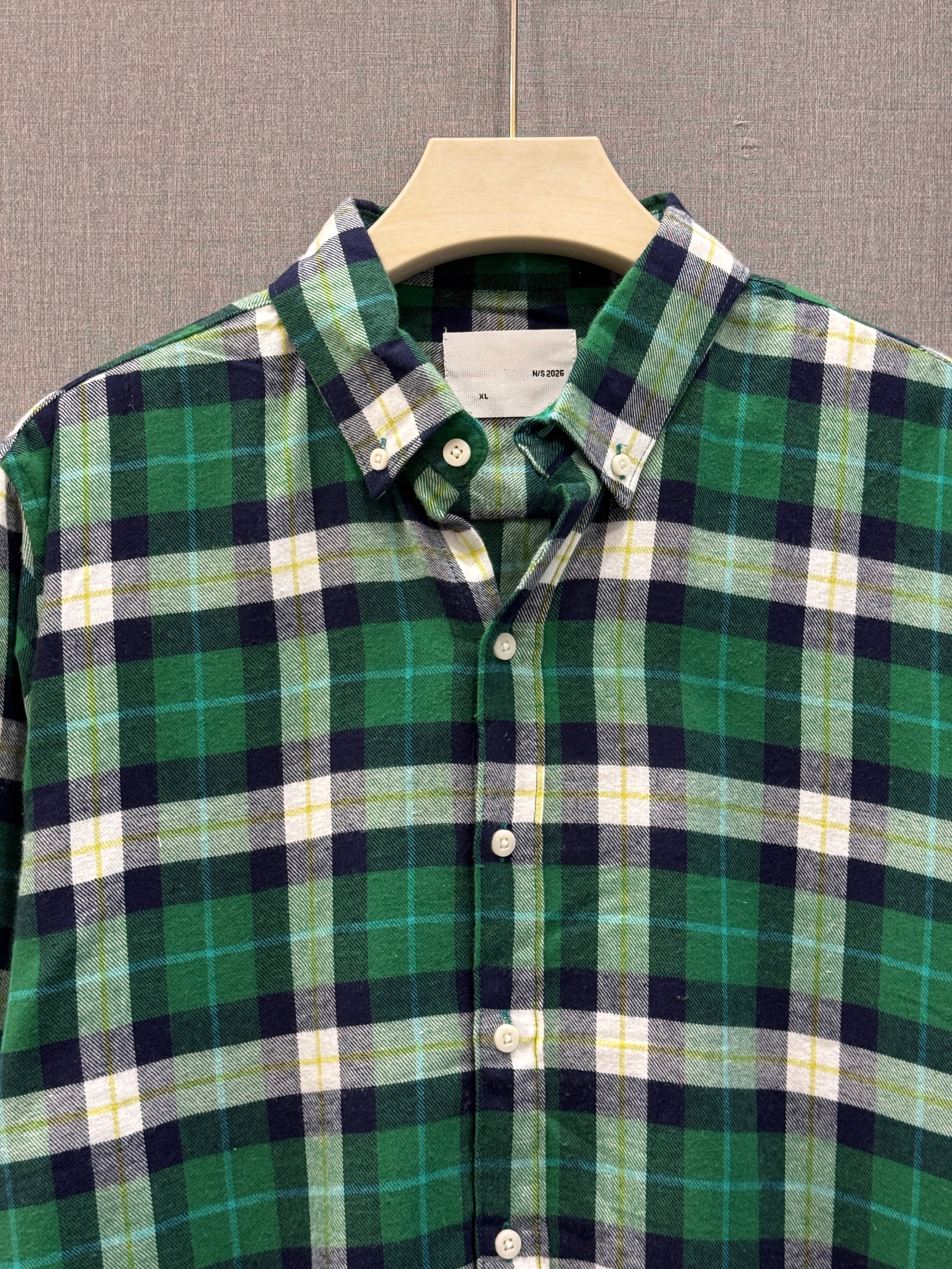 Heritage Check Shirt - Emerald Green
