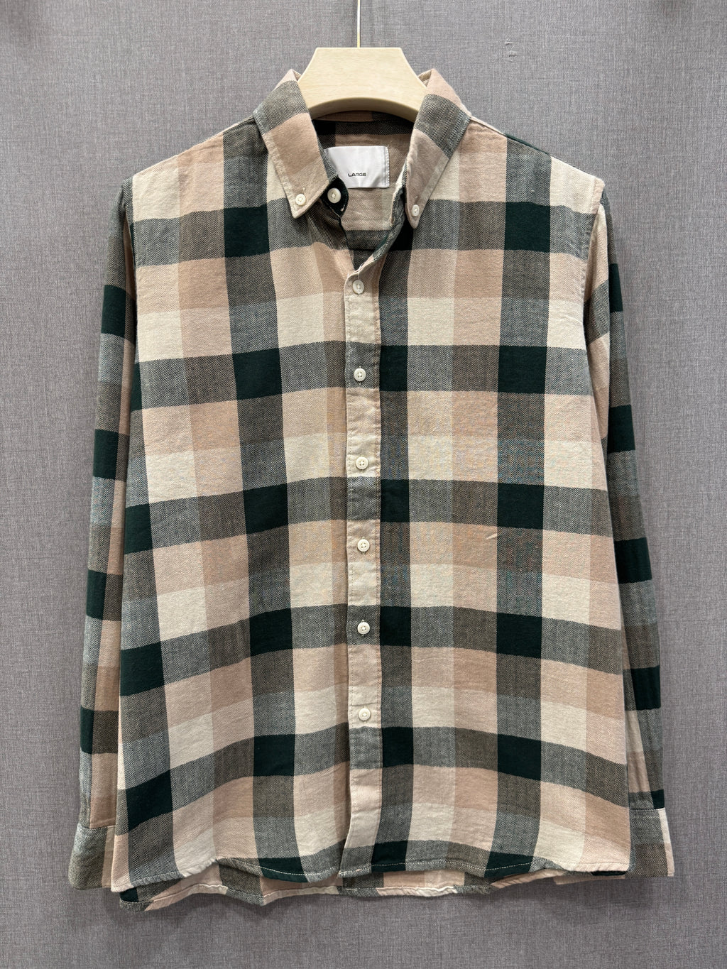 Heritage Check Shirt - Sage Stone