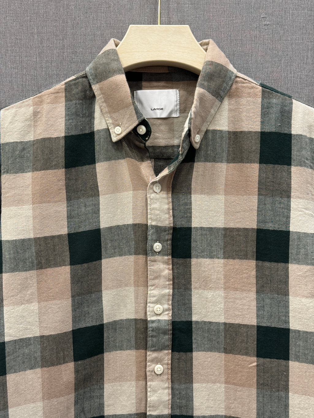 Heritage Check Shirt - Sage Stone