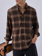 Heritage Check Shirt - Cocoa Brown