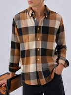 Heritage Check Shirt - Caramel Check