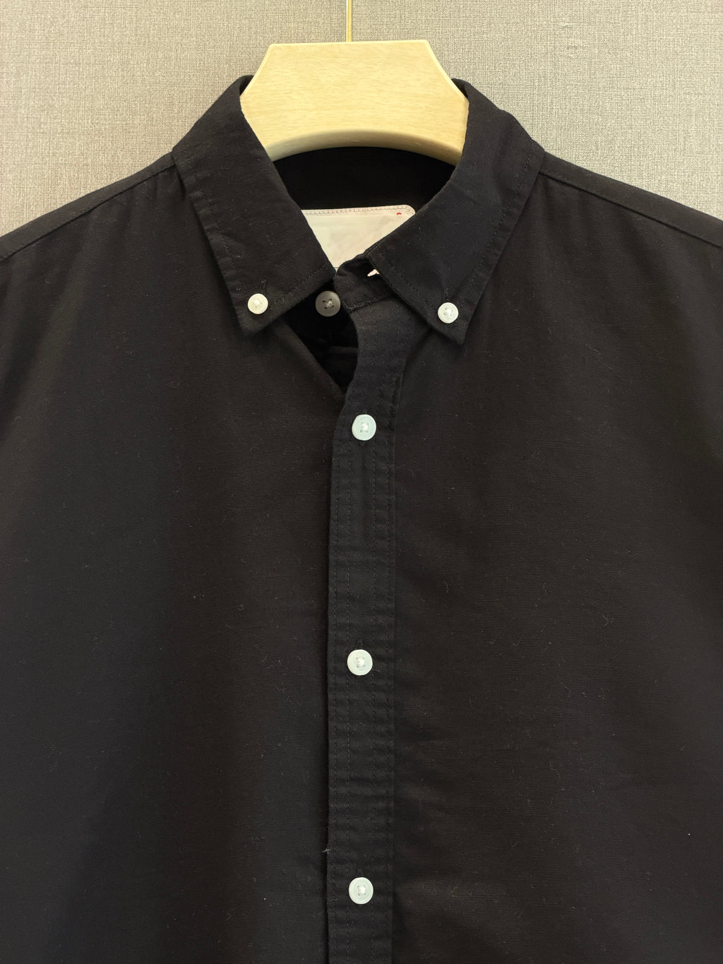 Classic Cotton Linen Shirt - Black
