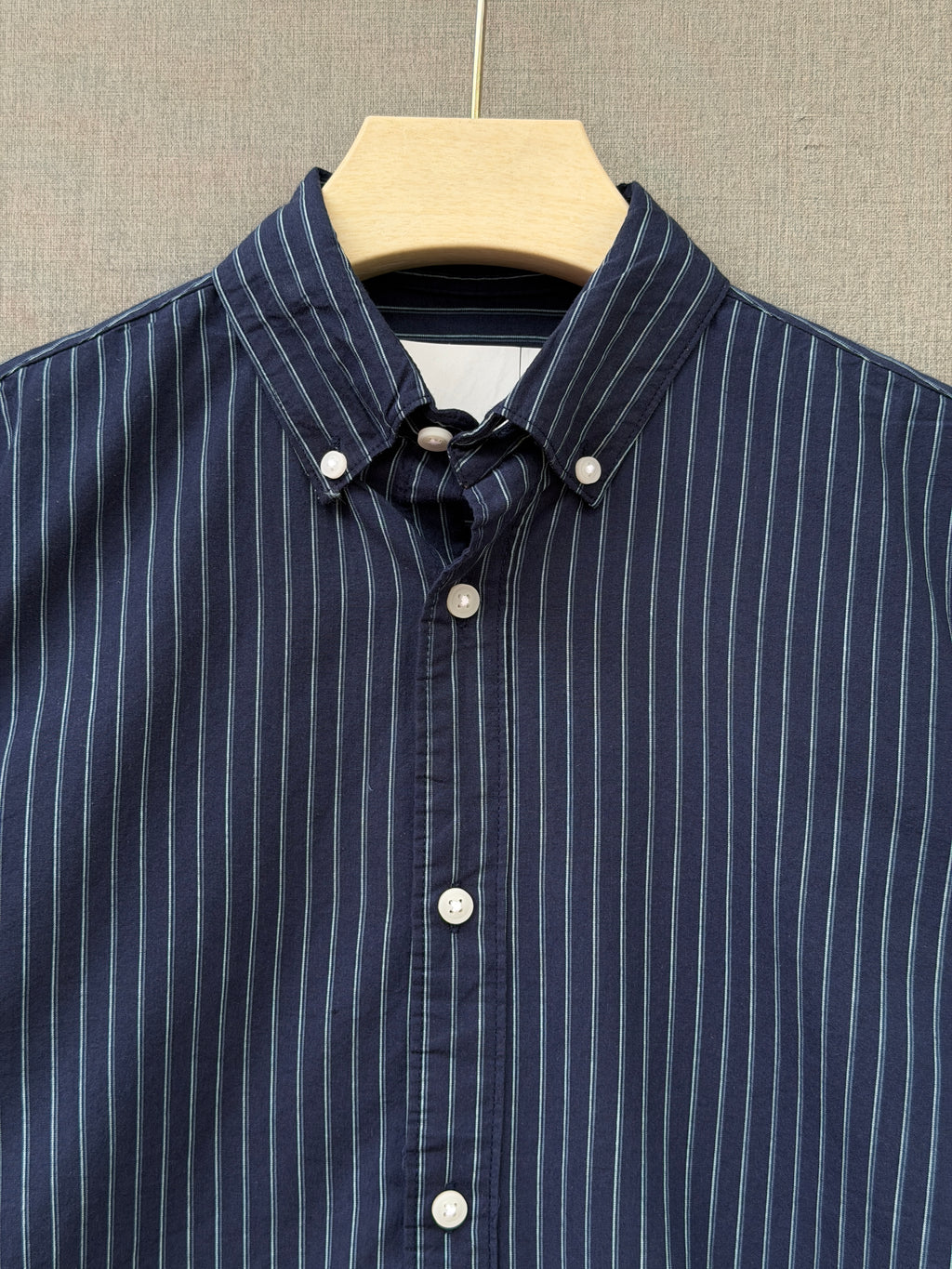 Premium Stripe Shirt - Midnight Navy