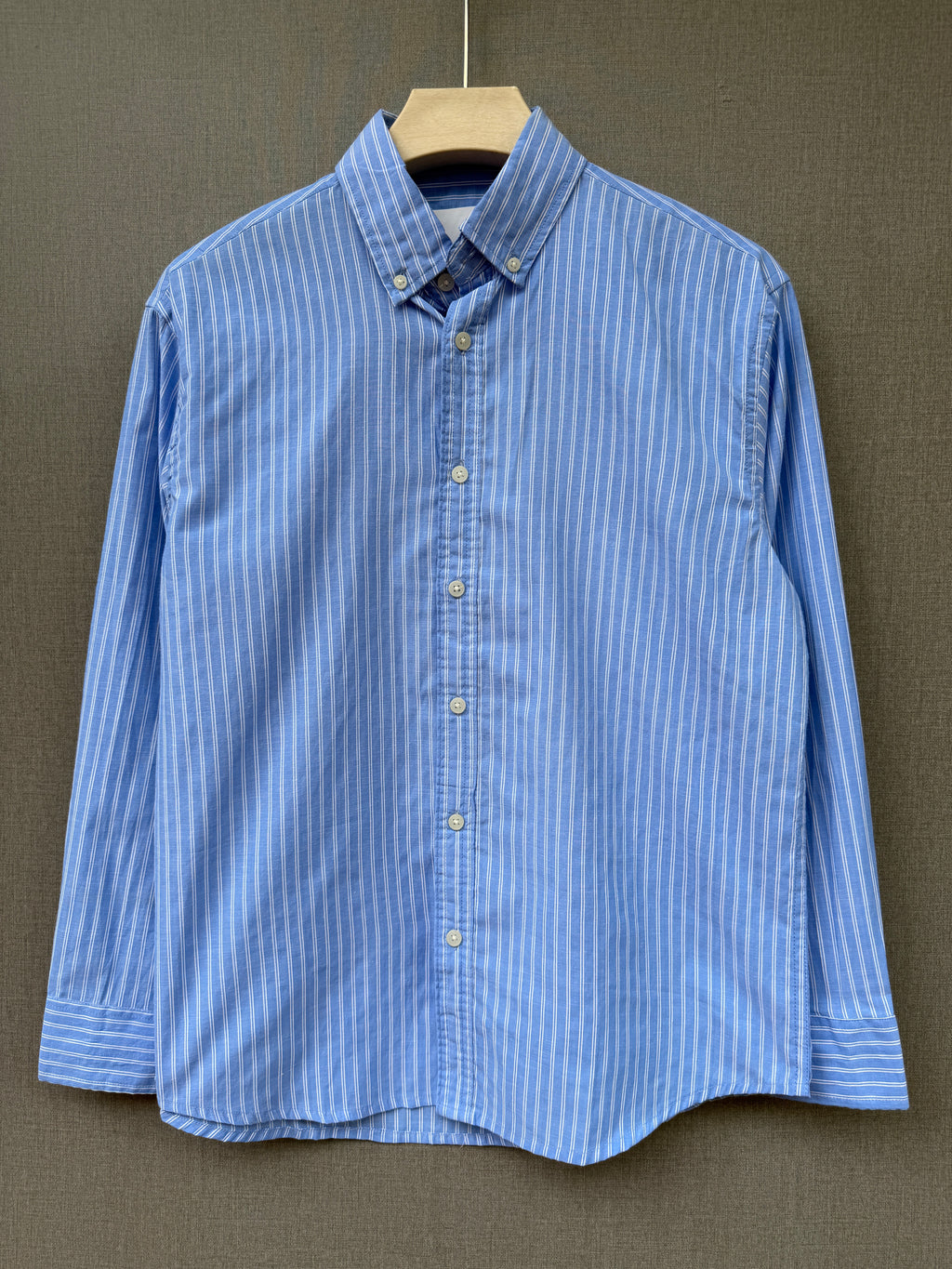 Premium Stripe Shirt - Sky Blue