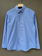 Premium Stripe Shirt - Sky Blue