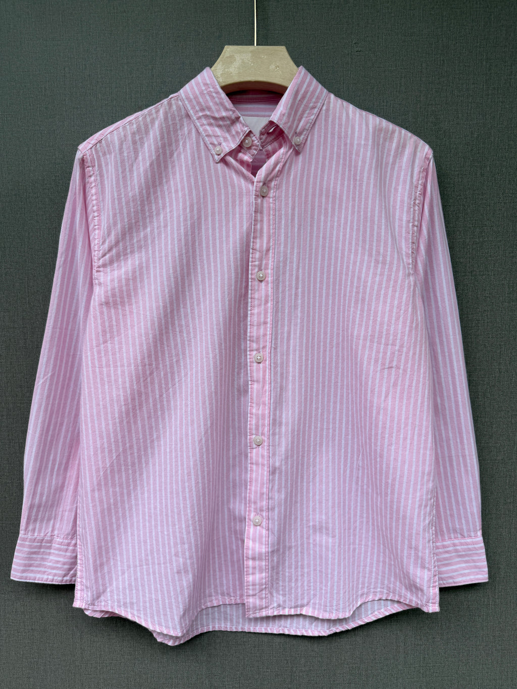 Premium Stripe Shirt - Soft Pink