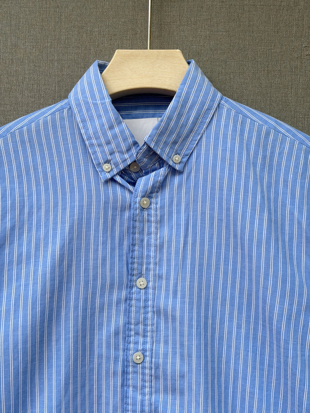 Premium Stripe Shirt - Sky Blue