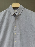 Premium Stripe Shirt - Blue Seersucker
