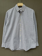 Premium Stripe Shirt - Blue Seersucker