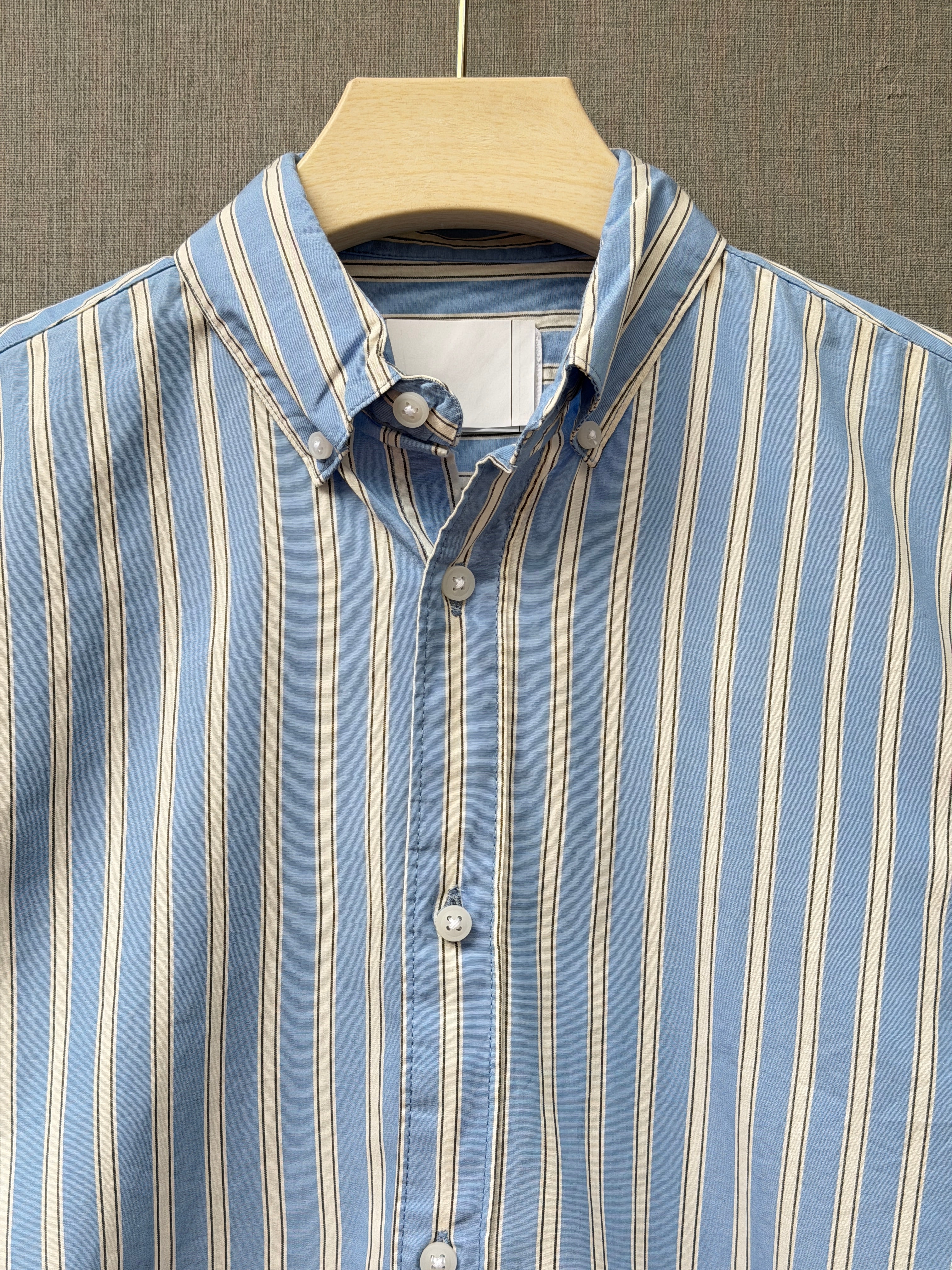 Premium Stripe Shirt - Royal Blue