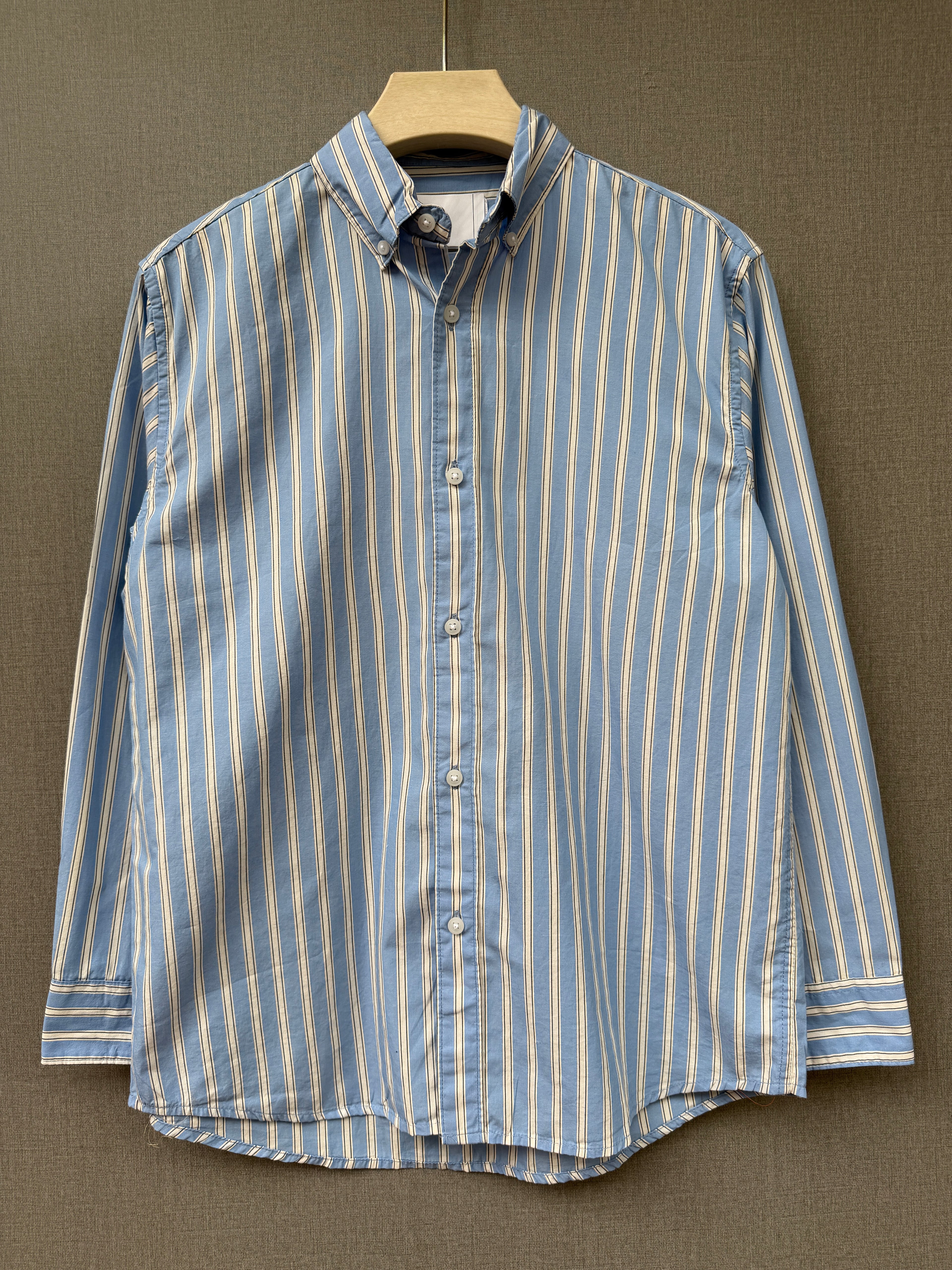 Premium Stripe Shirt - Royal Blue