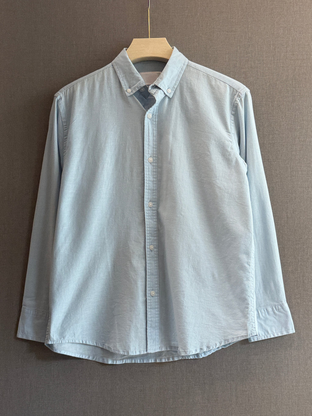 Classic Cotton Linen Shirt - Sky Blue