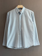Classic Cotton Linen Shirt - Sky Blue